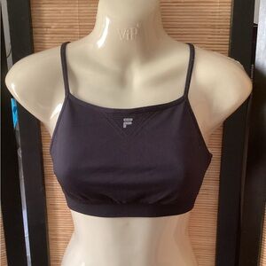 FILA Sports Bra Sz XS black racerback